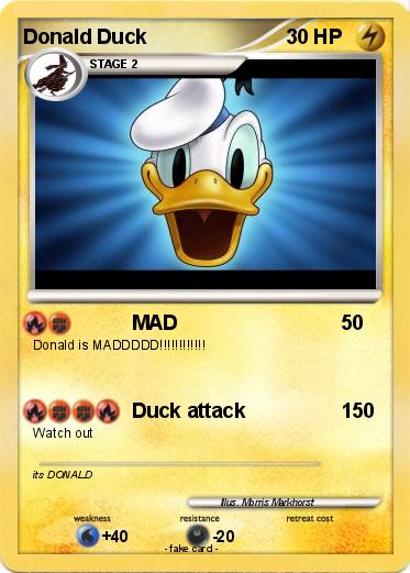 Pokemon Donald Duck