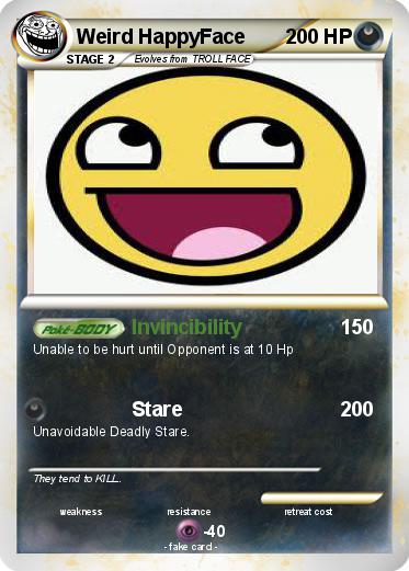 Pokemon Weird HappyFace