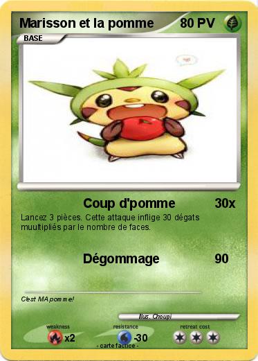 Pokemon Marisson et la pomme