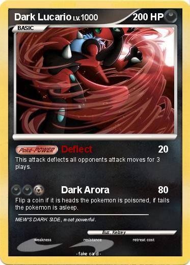 Pokemon Dark Lucario