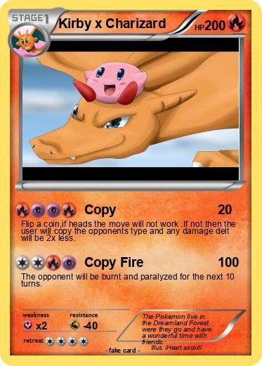 Pokemon Kirby x Charizard