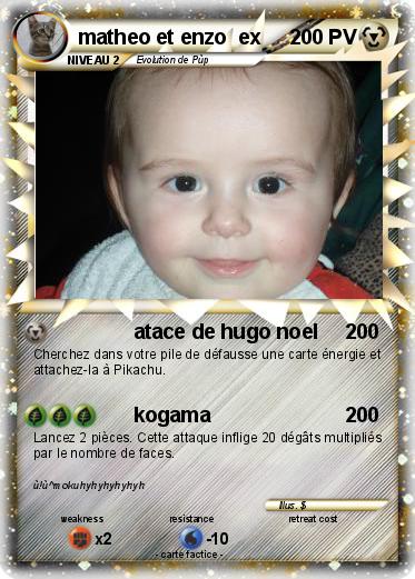 Pokemon matheo et enzo  ex