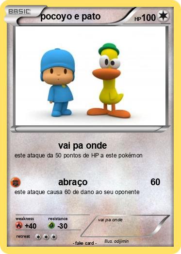 Pokemon pocoyo e pato