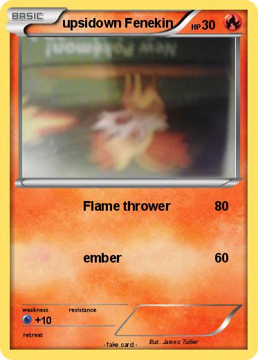 Pokemon upsidown Fenekin