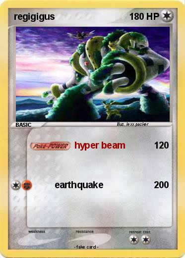 Pokemon regigigus