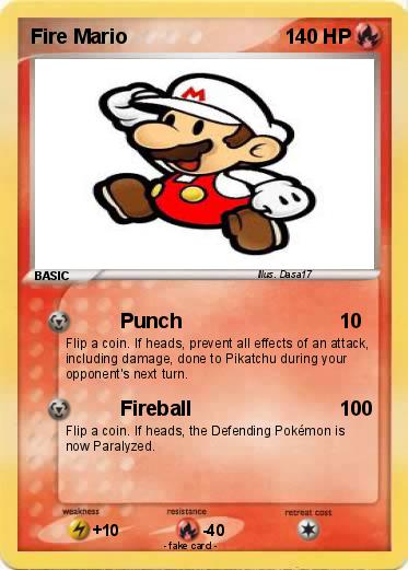 Pokemon Fire Mario