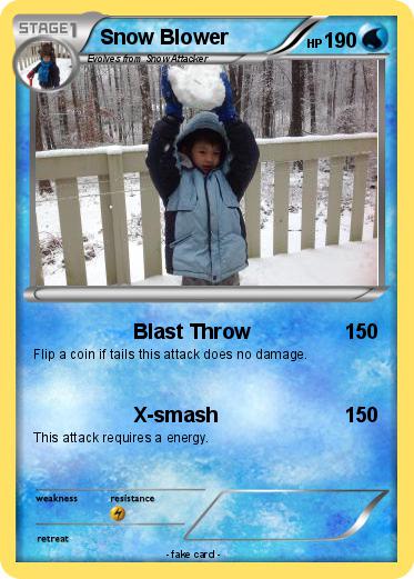 Pokemon Snow Blower