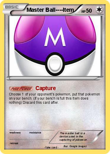 Pokemon Master Ball----Item