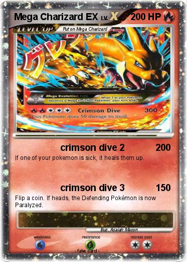 Pokemon Mega Charizard EX