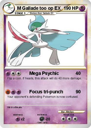 Pokemon M Gallade too op EX