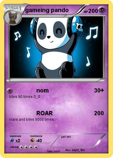 Pokemon gameing pando