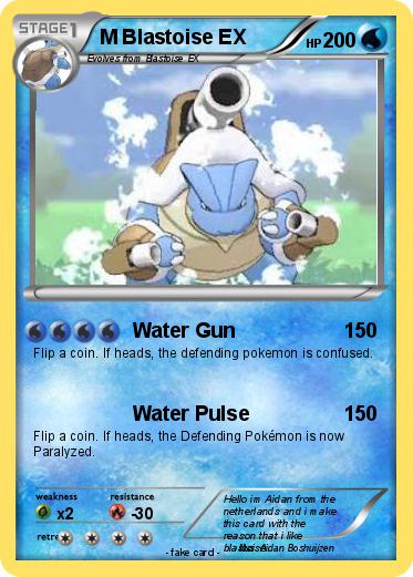 Pokemon M Blastoise EX