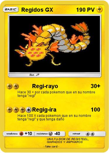 Pokemon Regidos GX