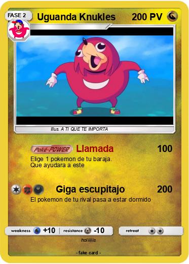 Pokemon Uguanda Knukles