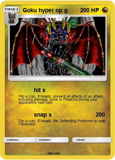 Pokemon Goku hyper op g