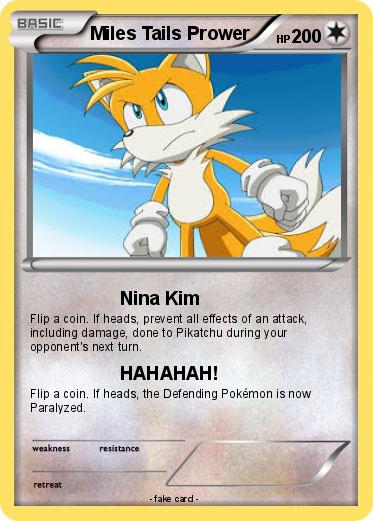 Pokemon Miles Tails Prower