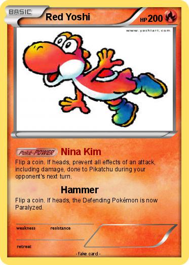 Pokemon Red Yoshi