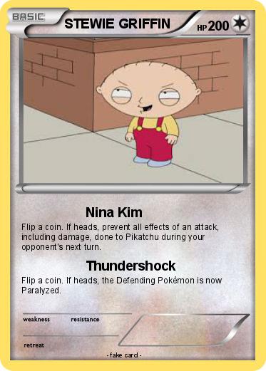 Pokemon STEWIE GRIFFIN