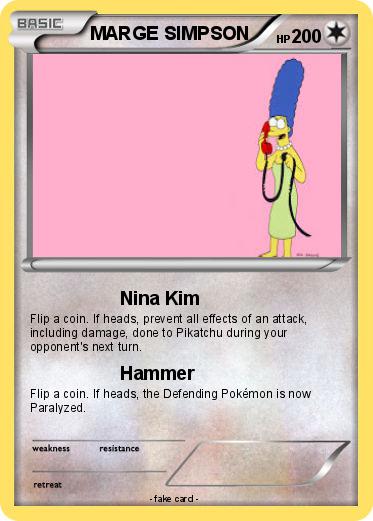 Pokemon MARGE SIMPSON