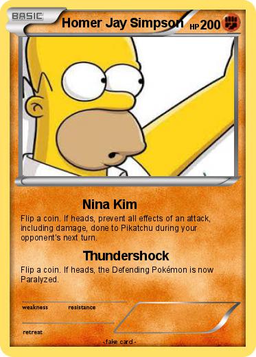 Pokemon Homer Jay Simpson