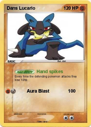 Pokemon Dans Lucario