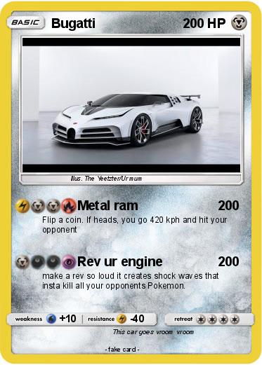 Pokemon Bugatti