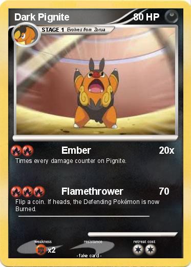 Pokemon Dark Pignite