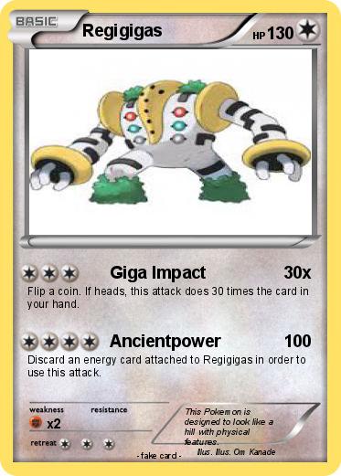 Pokemon Regigigas