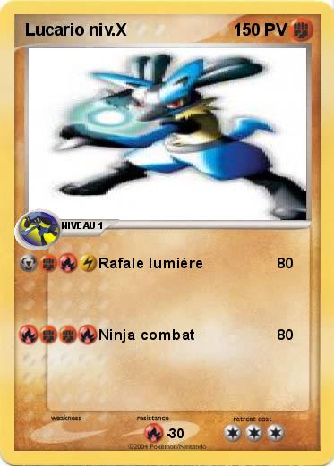 Pokemon Lucario niv.X