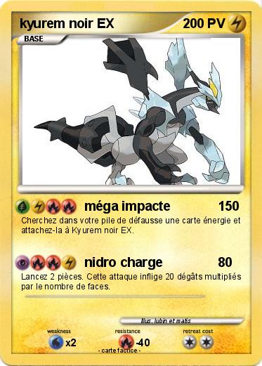 Pokemon kyurem noir EX