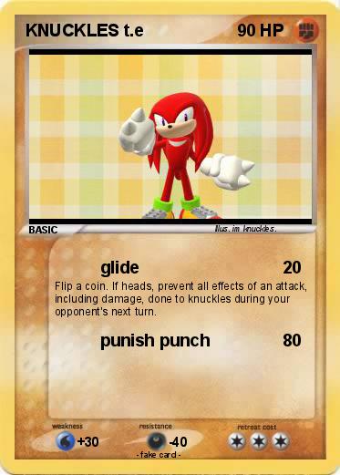 Pokemon KNUCKLES t.e