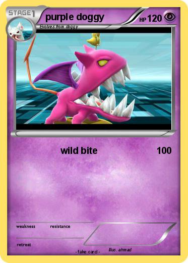 Pokemon purple doggy