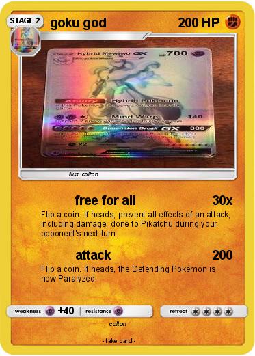 Pokemon goku god