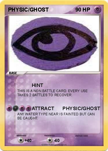 Pokemon PHYSIC/GHOST