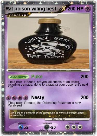 Pokemon Rat poison wiling best