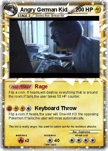Pokemon Angry German Kid