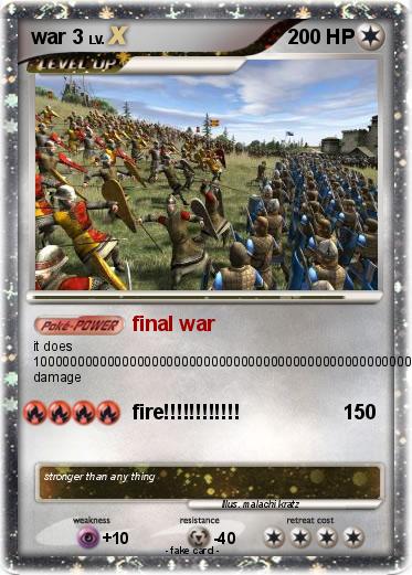Pokemon war 3