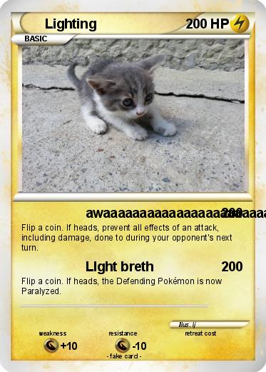 Pokemon Lighting
