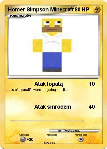 Pokemon Homer Simpson Minecraft