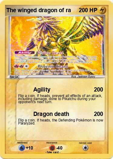 Pokemon The winged dragon of ra