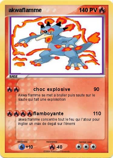 Pokemon akwaflamme