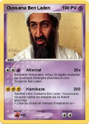Pokemon Oussama Ben Laden