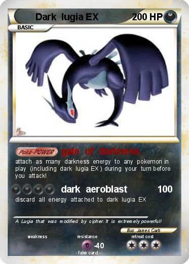 Pokemon Dark  lugia EX