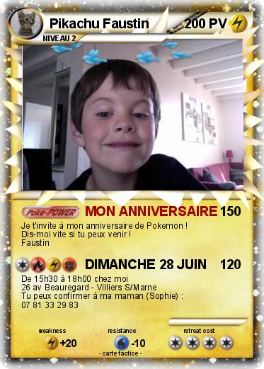 Pokemon Pikachu Faustin