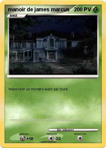 Pokemon manoir de james marcus
