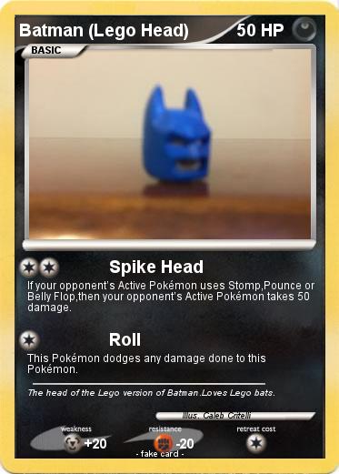 Pokemon Batman (Lego Head)