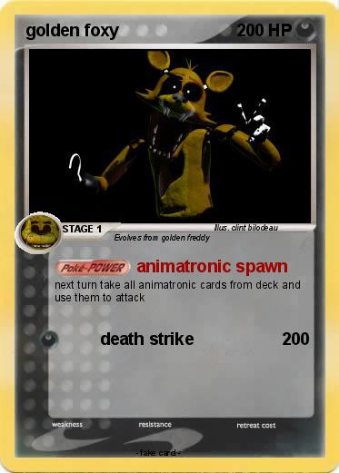 Pokemon golden foxy