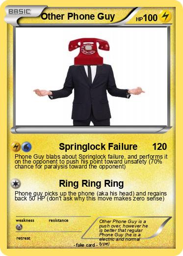 Pokemon Other Phone Guy