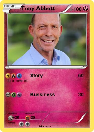Pokemon Tony Abbott