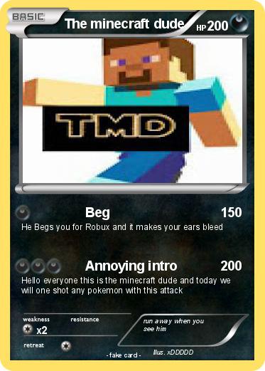 Pokemon The minecraft dude